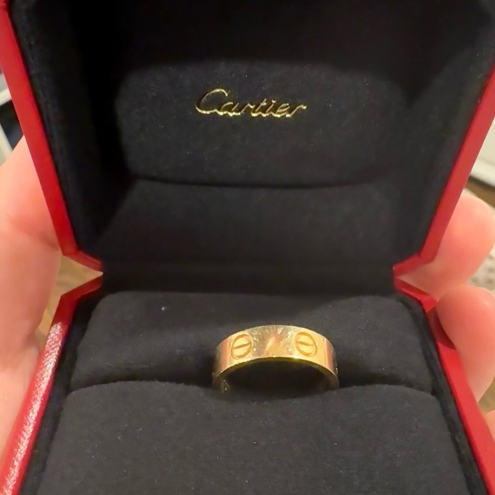 Cartier Yellow Gold Love Ring Size 53